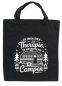 Preview: Camper Baumwolltasche: Die Einen gehen zur Therapie, die Anderen gehen campen.